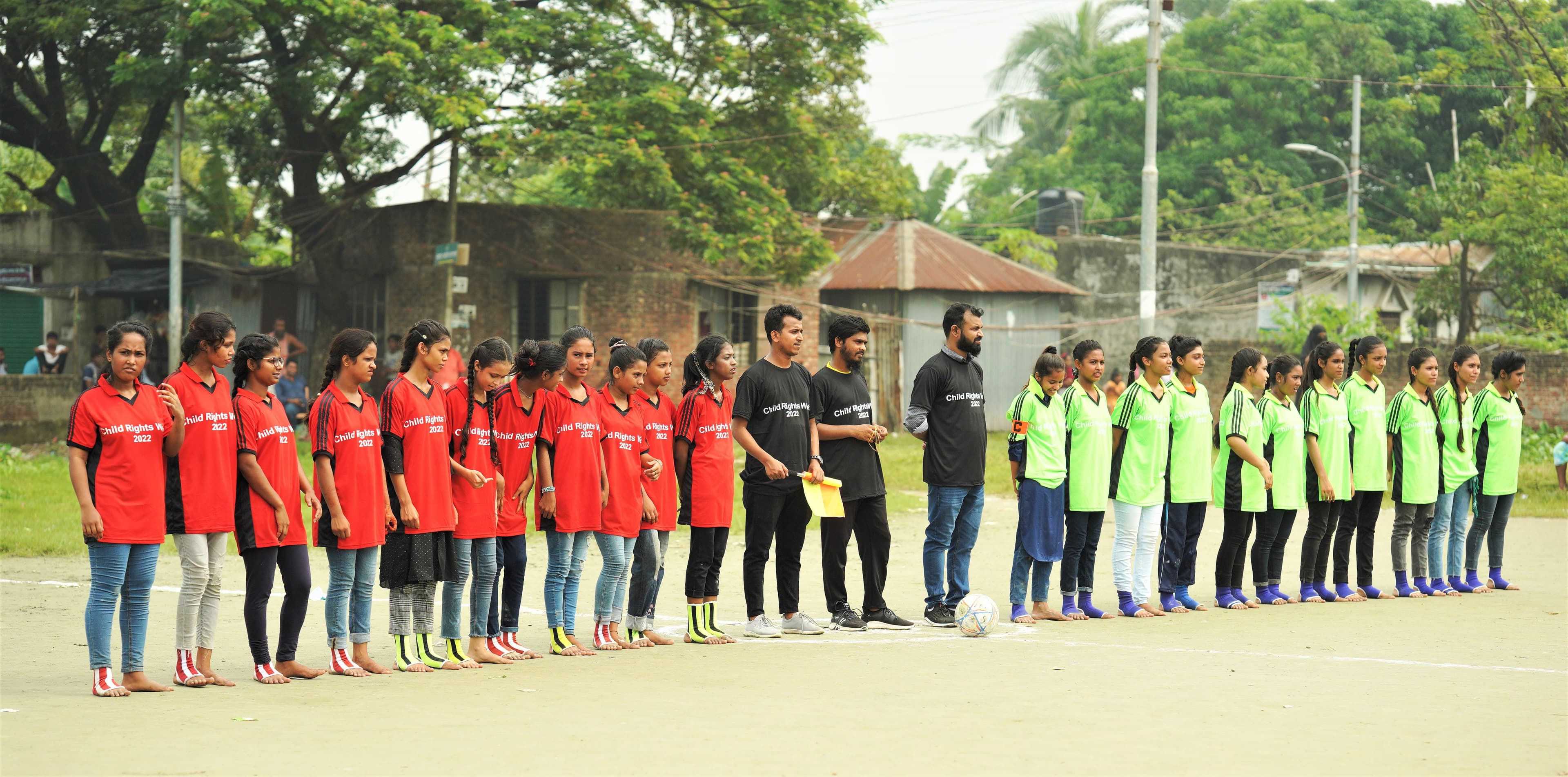 Child Rights Week 2022 - Started with a Football Tournament of Girl Children from Urban Areas